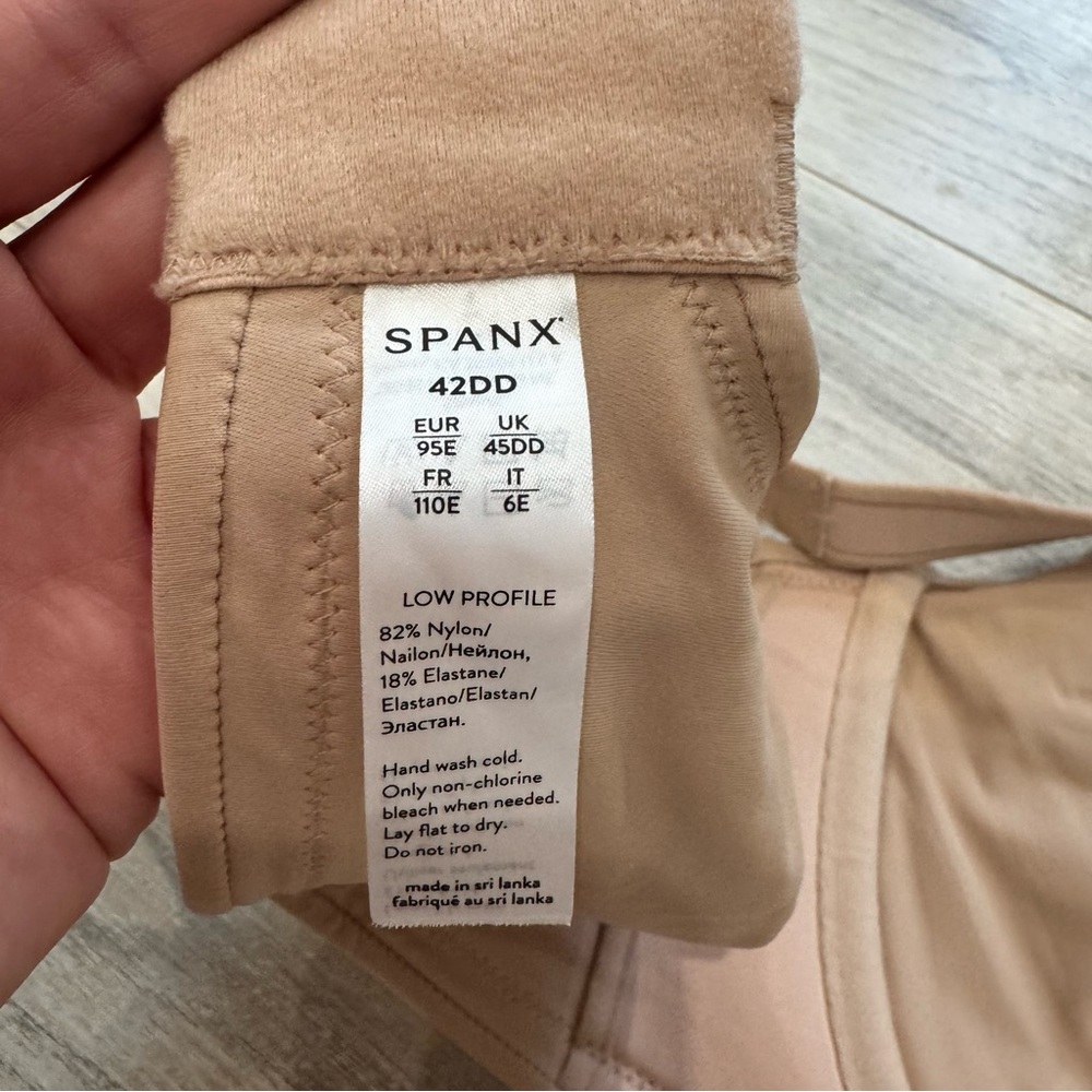 SPANX | Nude Beige Low Profile Full Coverage Minimizer Bra- Size 42DD - Picture 12 of 15